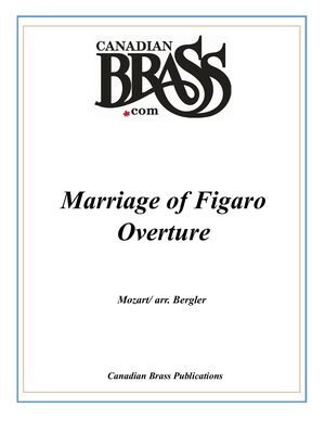 Overture to Marriage of Figaro