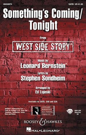 Something's coming - Tonight- from West Side Story