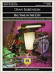 Orquesta Jazz + Cd Sorenson Kjos Music Zb379. Big Time In The City (Corr. Standard Of Excellence Jaz