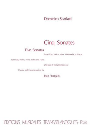 5 Sonates (sonatas)-MUSETR001155