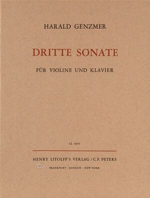 Sonate (sonata) Nr. 3 GeWV 227