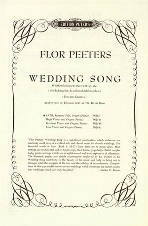 Wedding Song op. 103