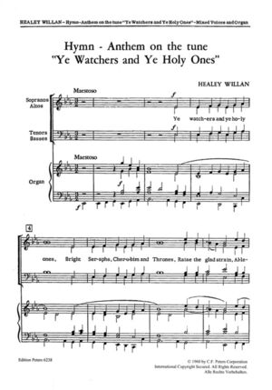 Hymn-Anthem on the tune Ye Watchers and Ye Holy Ones
