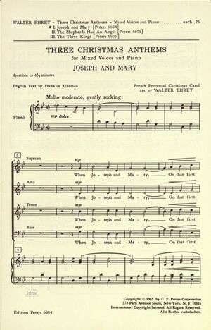 3 Christmas Anthems: Joseph and Mary