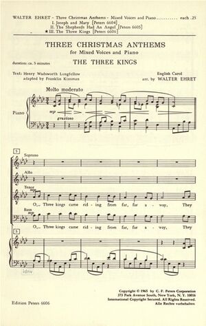 3 Christmas Anthems: The Three Kings