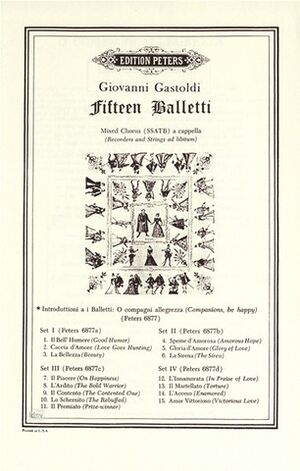 15 Balletti in 5 Heften