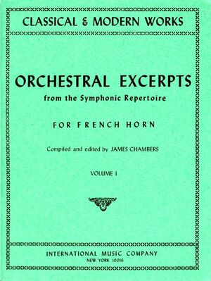 Orchestral Excerpts from the Symphonic Repertoire Vol 1 IMC 2475