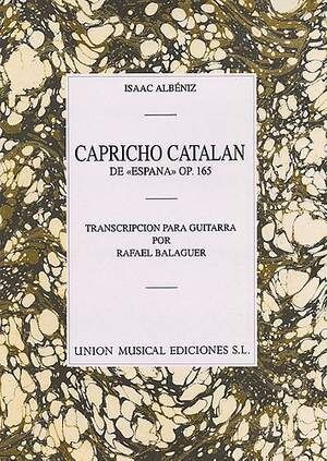 Capricho Catalan (balaguer) Guitar