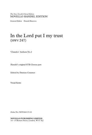 In The Lord Put I My Trust