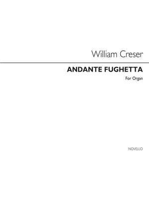 Creser Andante Fughetta Organ
