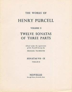 Twelve Sonatas Of Three Parts - Sonatas VII-IX