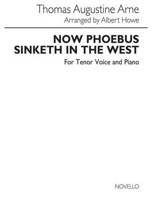 T Now Phoebus Sinketh In The West In Ab