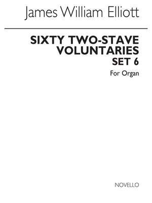 Sixty 2-Stave Voluntaries For Harmonium Set 6