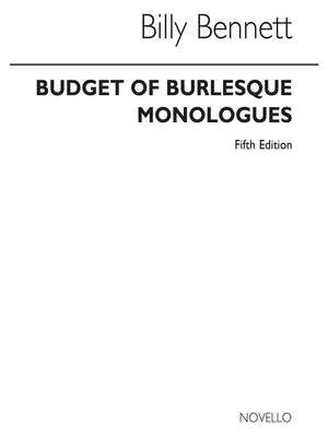 Fifth Budget Of Burlesque Monologue