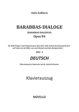 Barabbas Dialogeja