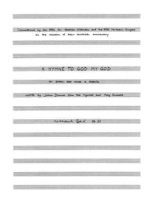 A Hymne To God My God, Op.21