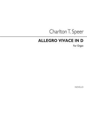 Allegro Vivace In D Organ