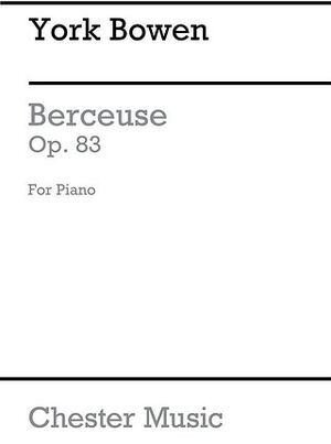 Berceuse Op. 83 for Solo Piano - Piano