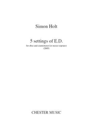 5 Settings Of E.D. - Countertenor and Oboe