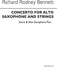Saxophone Concerto For Alto Sax (Concierto Saxo) And Piano