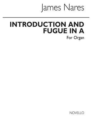Introduction And Fugue In A For Organ