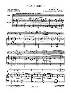 Nocturne for Oboe and Piano - Oboe and Piano