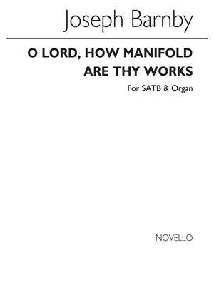 O Lord How Manifold