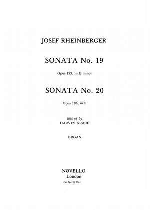 Sonatas 19 And 20 For Organ