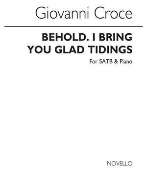 Behold, I Bring You Glad Tidings