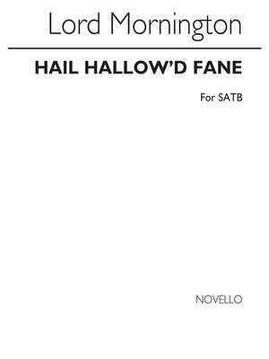 Hail Hallow'd Fane Satb