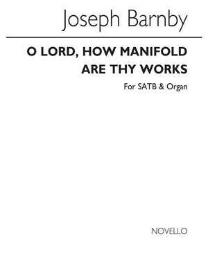 O Lord, How Manifold Are Thy Works