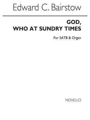 God Who At Sundry Times