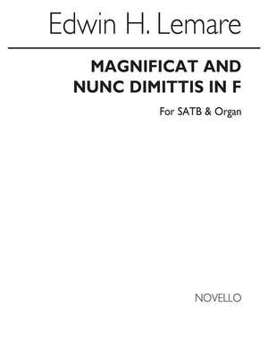 Magnificat And Nunc Dimittis In F (Novello)
