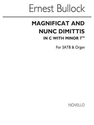 Magnificat And Nunc Dimittis In C (With Minor 7th)