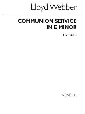 Lloyd Communion Service In E Minor Satb