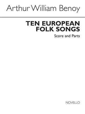Ten European Folk Songs (Score/Parts)