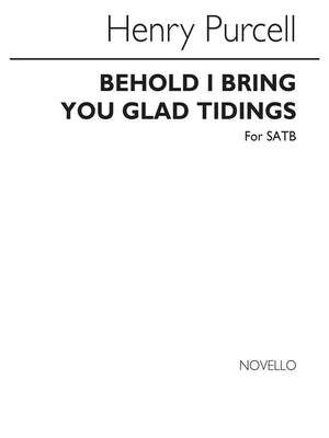 Behold I Bring You Glad Tidings