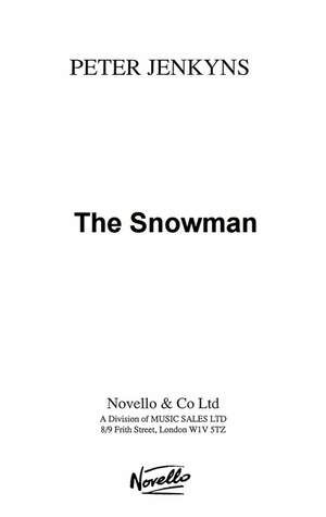 The Snowman for Unison voices and Piano