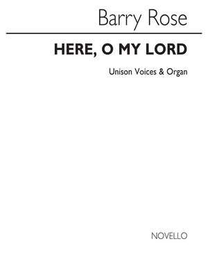 Here O My Lord (Organ)