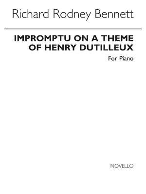 Impromptu On A Theme Of Henry Dutilleux