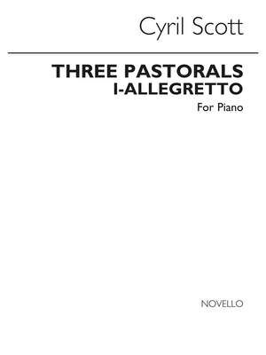 Three Pastorals (Movement No.1-allegretto) Piano