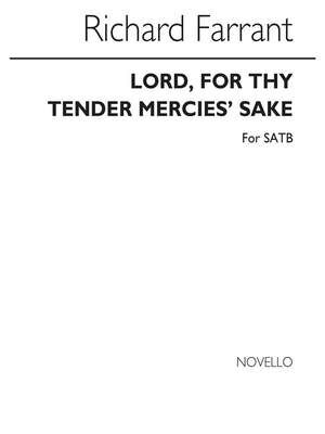 Lord, For Thy Tender Mercies' Sake