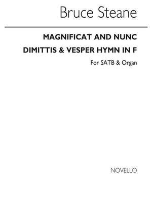 Magnificat And Nunc Dimittis And Vesper Hymn In F