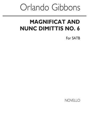 Magnificat And Nunc Dimitis No. 6