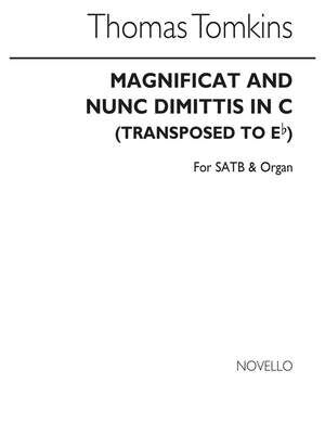 Magnificat And Nunc Dimittis In C - Transposed To Eb