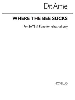 Dr Where The Bee Sucks (For Rehearsal Only)