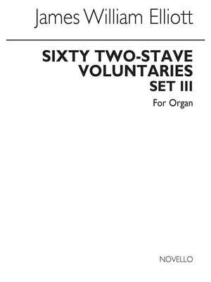 Sixty 2-Stave Voluntaries For Harmonium Set 3