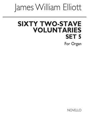 Sixty 2-Stave Voluntaries For Harmonium Set 5
