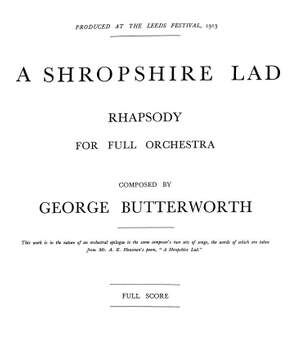 A Shropshire Lad