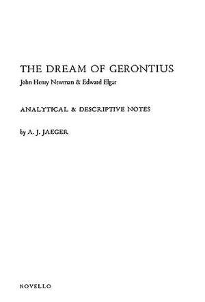Dream Of Gerontius - Analytical Notes